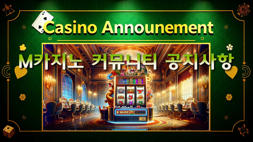 M카지노 커뮤니티 공지사항
